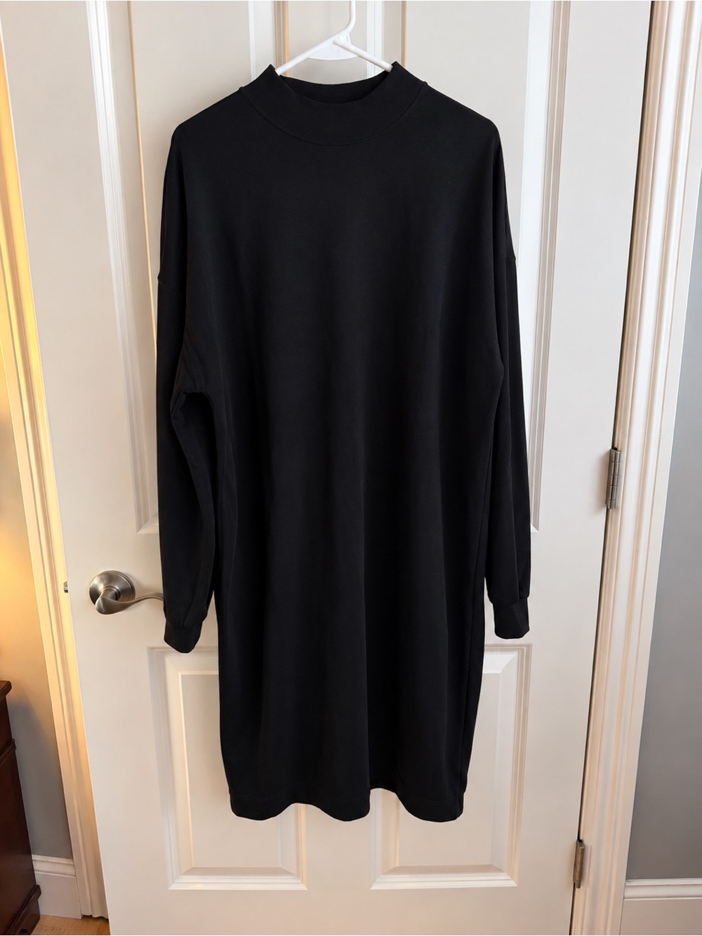 GAP Tall Black Long Sleeve Tunic Sweatshirt